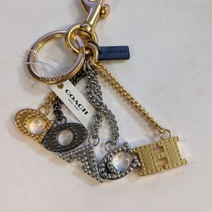 Coach mixed metals charm